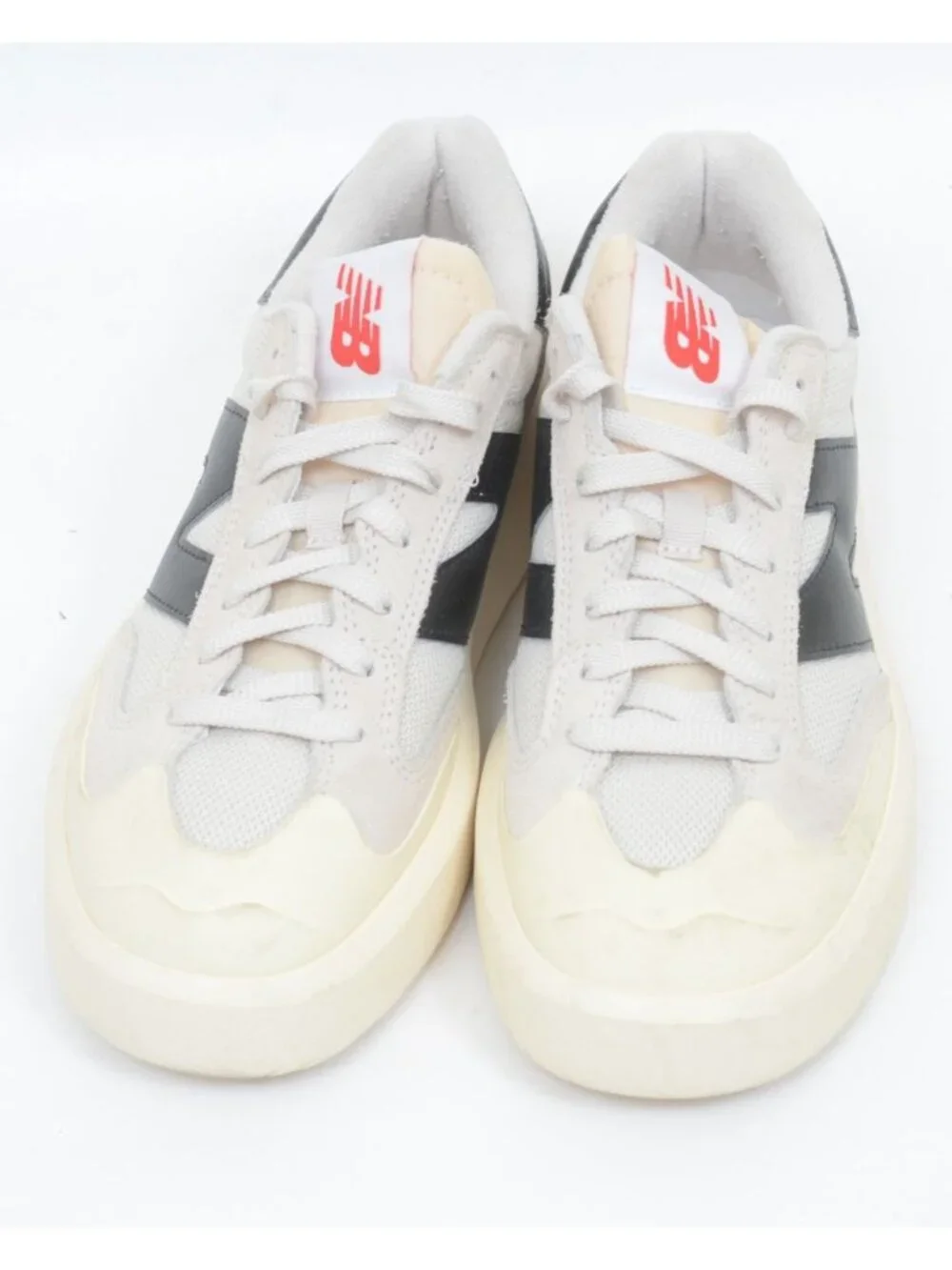 New Balance CT302 Women's 8.5 Mens 7 Court Platform Sneaker Moonbeam Black Red